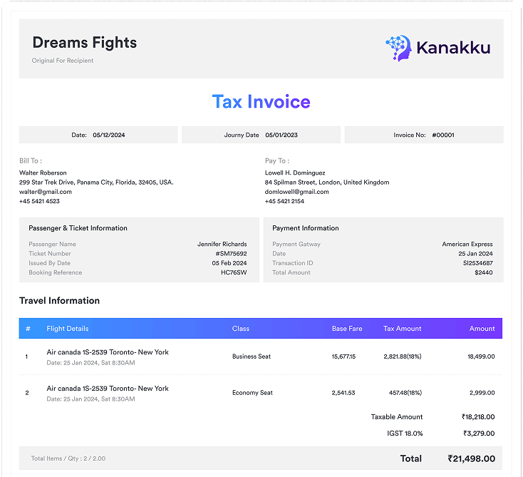 Invoice